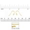 JewelrySupply Gold Filled Fish Hook Earring Wires with Loop and 2mm Bead (1 Pair of Gold Filled Earrings)